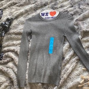 Primark Gray Ribbed shirt